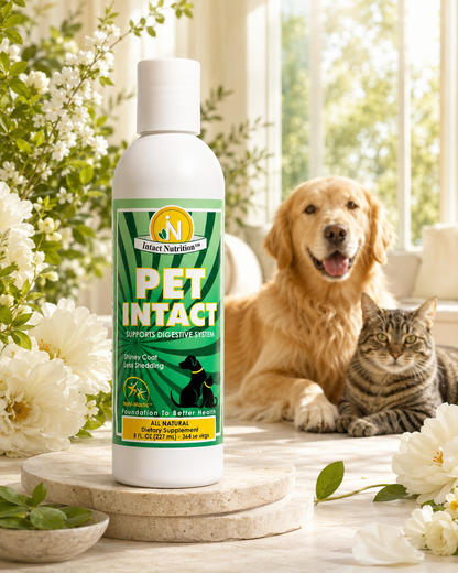 Pet Intact™ bottle — alternate angle