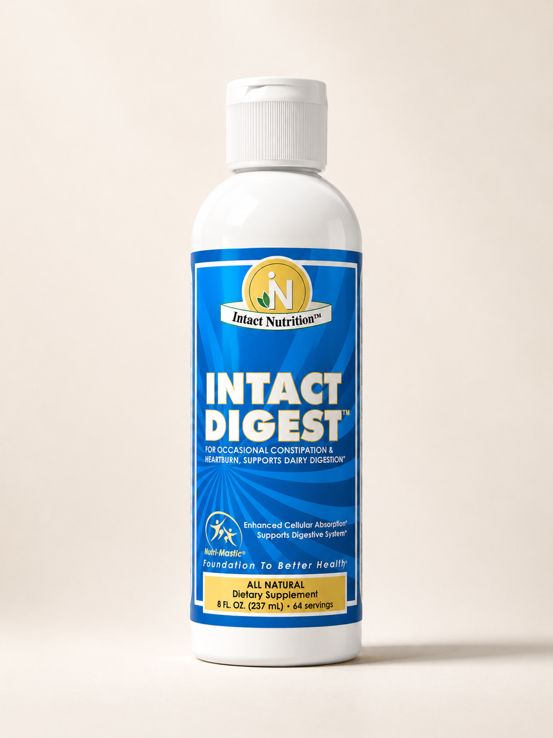 Intact Digest™ bottle — alternate angle