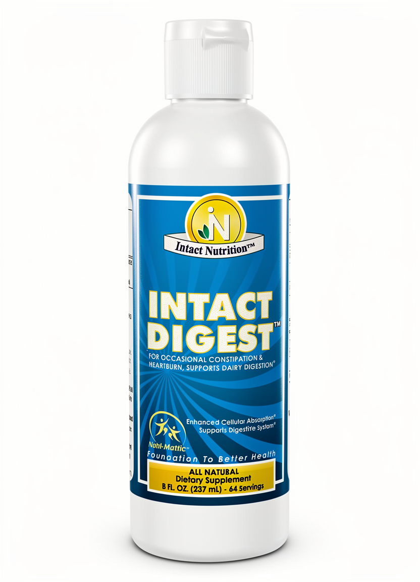Intact Digest™ bottle — alternate angle