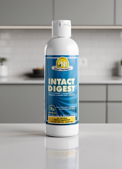 Intact Digest™ bottle — alternate angle